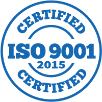 ISO 9001: 2015 Registered & Certifies Logo